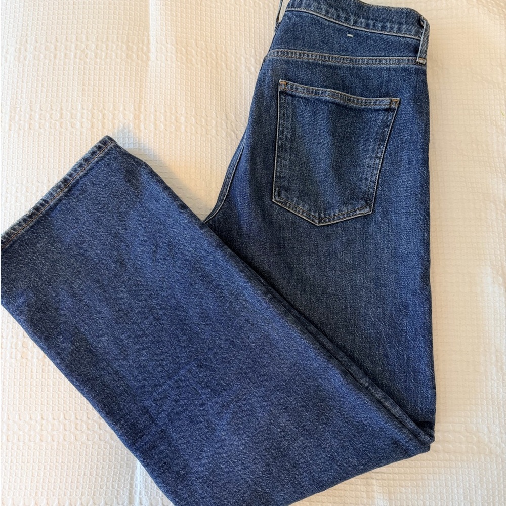 Agolde Women's Boot Cut Jeans in Dark Blue Wash